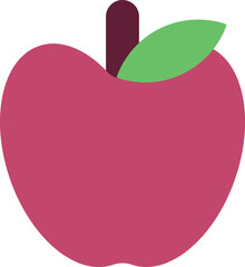 Apples, fruits, vegan icon