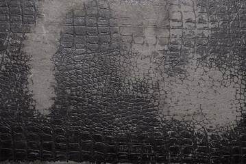 Old ancient leather pattern crocodile surface - obrazy, fototapety, plakaty