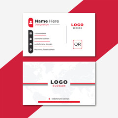 Creative modern professional business card design vector 