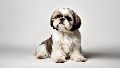 Isolate Shih Tzu dog