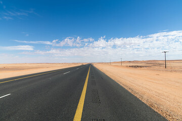 highway in the desert