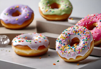 donuts on minimal background