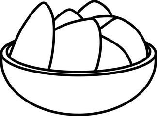 Cocoa butter Cocoa and Chocolate Product Drawing Doodle Vector Illustration