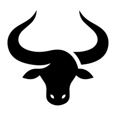 Bull Horn vector silhouette