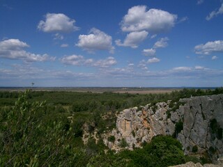 paysages naturels de garrigue et de vigne