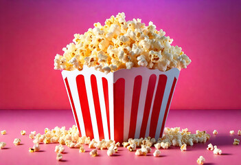 popcorn on minimal background