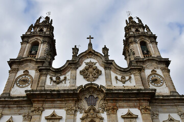 Fototapeta na wymiar Lamego, Portugal - march 29 2022 : Our Lady of Remedios