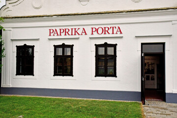 Kalocsa, Hungary - june 26 2023 : paprika museum - obrazy, fototapety, plakaty