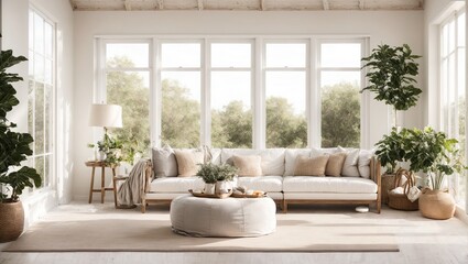 Fototapeta premium a stunning sunroom oasis with our AI platform. Choose from a range of styles and variations, from modern and sleek to cozy and rustic