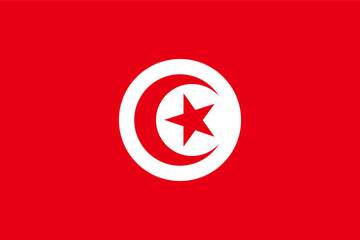 National Flag of Tunisia