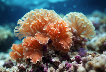 Naklejka premium coral reef in aquarium