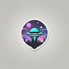 Alien Town Logo Design EPS format Very Cool 