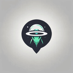 Alien Town Logo Design EPS format Very Cool 