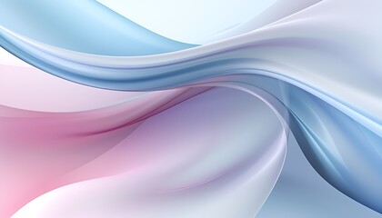 Fototapeta premium abstract background with smooth lines in blue, pink and white colors