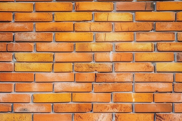 "Orange Brick Wall Texture Background - Brickwork Elegance"

