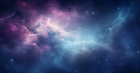The Orion nebula, stars in orbit. Massive constellation of stars. Digitally enhanced. Elements of background