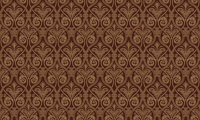 Digital seamless pattern block print batik. Paisley - seamless ethnic pattern. Floral oriental ethnic background. Arabic and indian tribal ornament. Ornamental motives of the paintings of oriental - obrazy, fototapety, plakaty