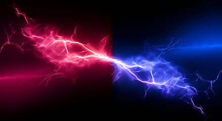 Versus background, VS., Battle concept, Confrontation  blue and red