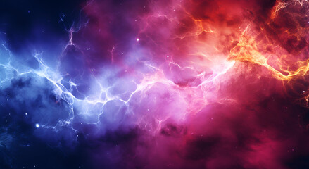 Versus background, VS., Battle concept, Confrontation  blue and red