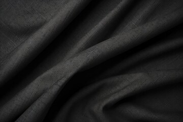 Fototapeta premium A close up of a black fabric