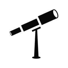 Telescope, astronomy, education icon , Perfect use for print media, web, stock images, commercial use.