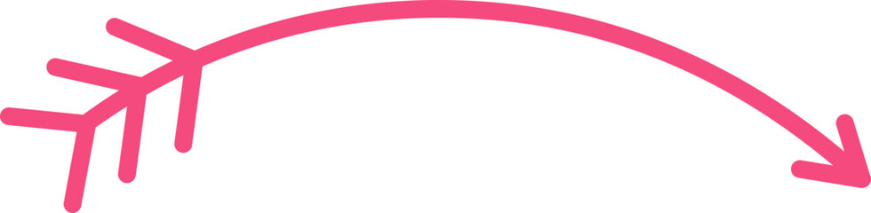 Valentine love arrow element