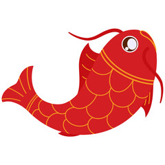 red fish cartoon