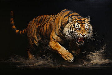 Fototapeta premium Dangerous Tiger