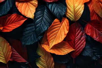 amazing leaf texture background beautiful leaves abstract background nature background made Ai 