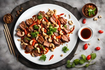 rice with vegetables and meat