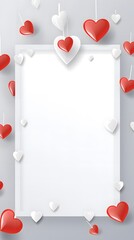 tour de page saint valentin, g&eacute;n&eacute;r&eacute; par IA