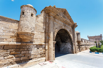 Bab El Marsa gate or Porte Marina of Essouira, Morocco, North Africa