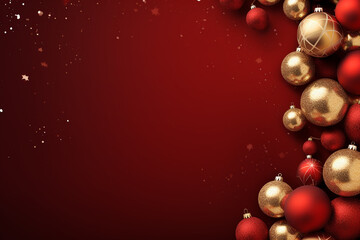 Merry Christmas and happy New Year background with place to text