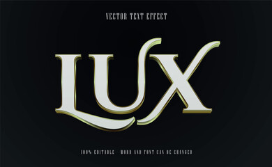 Vector text effect 3D