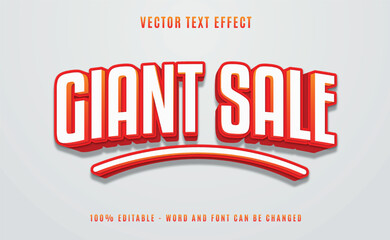 Vector text effect 3D