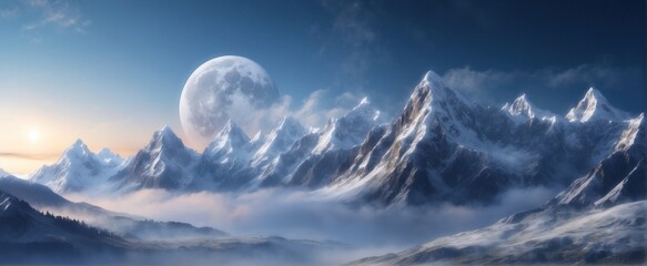 Snowy mountains