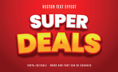 Vector text effect 3D