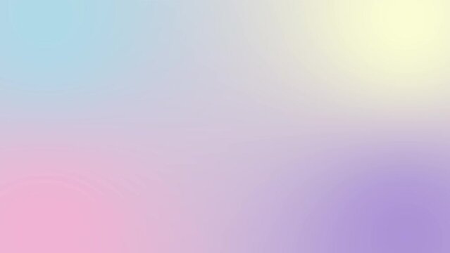 Abstract pastel background with colorful gradient. Blurred background moving in transition of colors