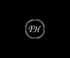 FH Letter Logo Design