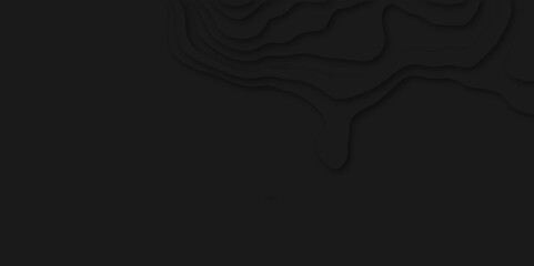 Abstract black paper cut style design. Abstract paper cut layered black posters. Fluid shapes brochure template. For banner, identity card, cover.	
