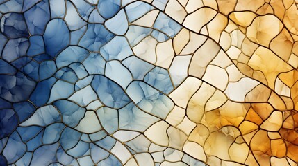 Craft an abstract texture with a retro twist, incorporating mosaic elements for a fusion of vintage and modern vibes, Abstract Texture - Generative AI	
