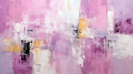 Contemporary abstract multicolor painting with a balance of bold and muted tones, exploring the interplay of colors in a modern artistic expression, Abstract Texture - Generative AI	
