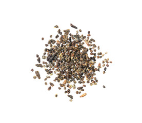 Cardamom Isolated, Green Cardamon Seeds, Dry Kardamon, Cardamum Spice, Genera Elettaria Beans