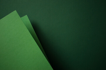 Abstract two tone 3d green background - obrazy, fototapety, plakaty