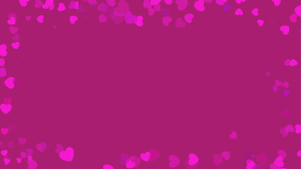 Passionate Pink Heart Background for Romantic Celebration