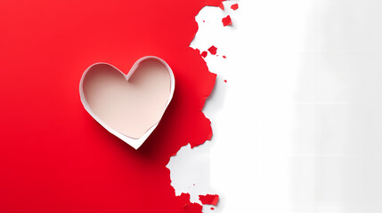 Valentine's Day hearts, Valentine's Day background, blank copy space