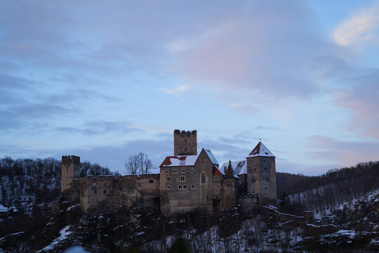 Castle Hardegg in Thaya Valley National Park Thayatal 