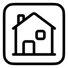 Editable house, rent vector icon. Part of a big icon set family. Perfect for web and app interfaces, presentations, infographics, etc
