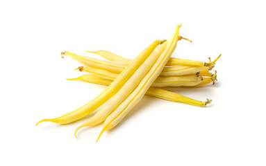 Yellow French Beans, Raw String Beans Pile, Fresh Wax Bean Pods