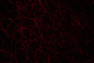 Abstraction stripes on a black background